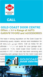 Mobile Screenshot of goldcoastdoorcentre.com.au