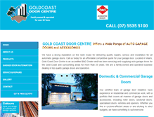 Tablet Screenshot of goldcoastdoorcentre.com.au